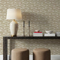 Seaside Fish Beige Mural Wallpaper - room preview 04