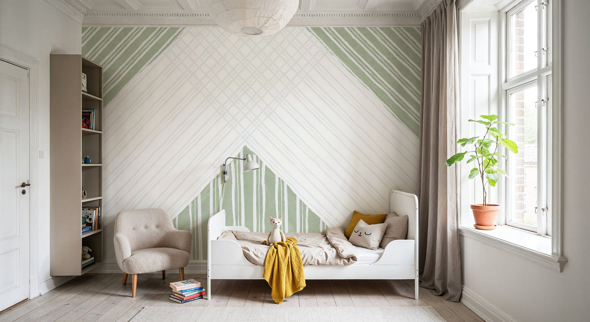 Geo Abstract III Mural Wallpaper - room preview 04