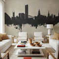Sheffield England Skyline Concrete Mural Wallpaper - room preview 04