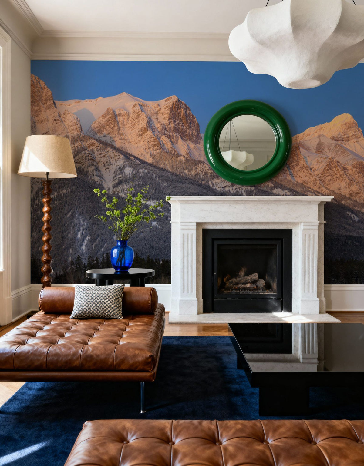 Mount Rundle Sunrise Mural Wallpaper - room preview 04