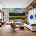 Kananaskis County Mural Wallpaper - room preview 04