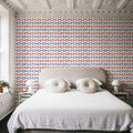 Seafood Shanty White V Mural Wallpaper - room preview 04
