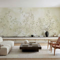 Watercolor Botanicals Mural Wallpaper - room preview 04