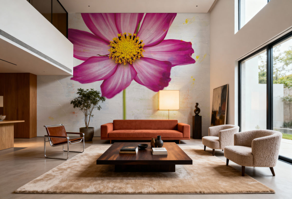 Wonderful Wildflowers IV Mural Wallpaper - room preview 04