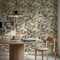 Orchid Orchestra Mural Wallpaper - room preview 04