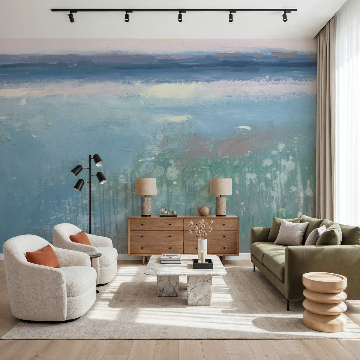 Endless Horizons Mural Wallpaper - room preview 04