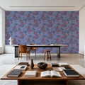 Peony Passion, Purple Mural Wallpaper - room preview 04