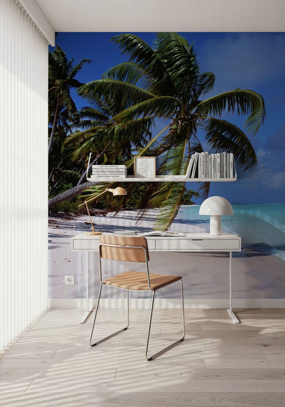 Paradise Shoreline Mural Wallpaper - room preview 04