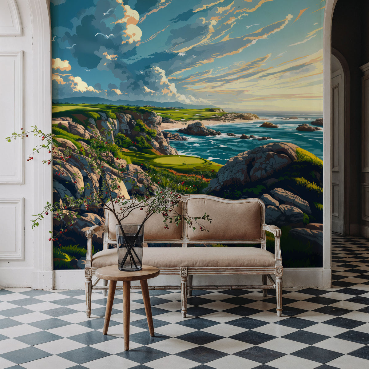 Travel Golf Mural Wallpaper - room preview 04