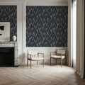 Purple Chain Tree Mural Wallpaper - room preview 04
