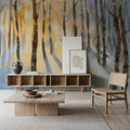 Winterlight Woods Mural Wallpaper - room preview 04
