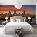 Golden Hour Bridge II Mural Wallpaper - room preview 04