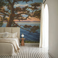 Shoreline Mural Wallpaper - Neutral Tone - room preview 04