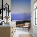 Coastal Highway Journey Gradient Mural Wallpaper - room preview 04