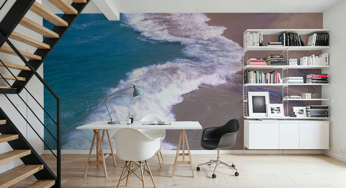 Rocky Shoreline Serenity Mural Wallpaper - room preview 04