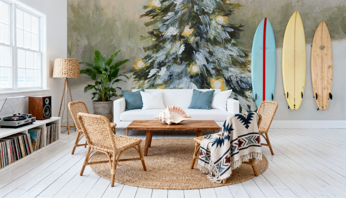 Magical Winter Mural Wallpaper - room preview 04