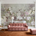 Rose Garden Red Mural Wallpaper - room preview 04
