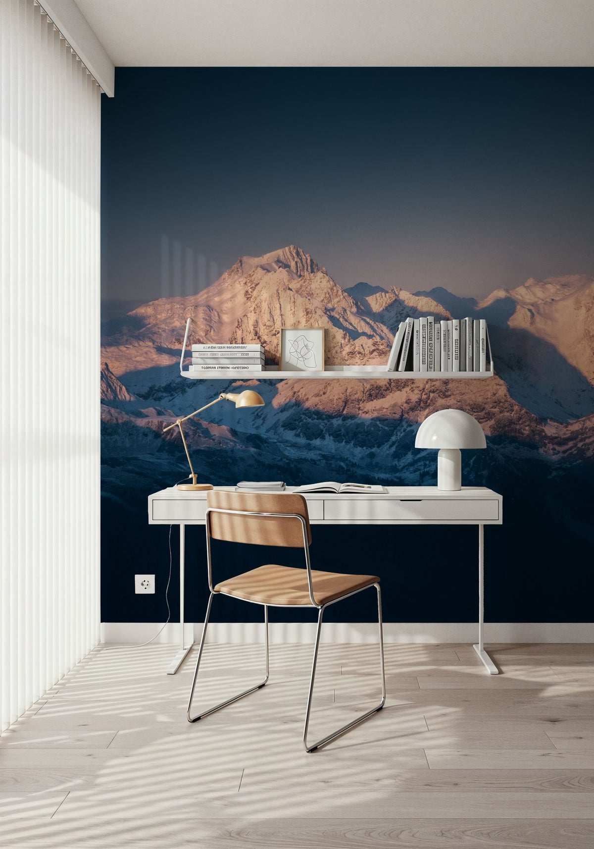 Winter Rays Mural Wallpaper - room preview 04