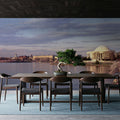 Cherry Blossom Monuments Mural Wallpaper - room preview 04