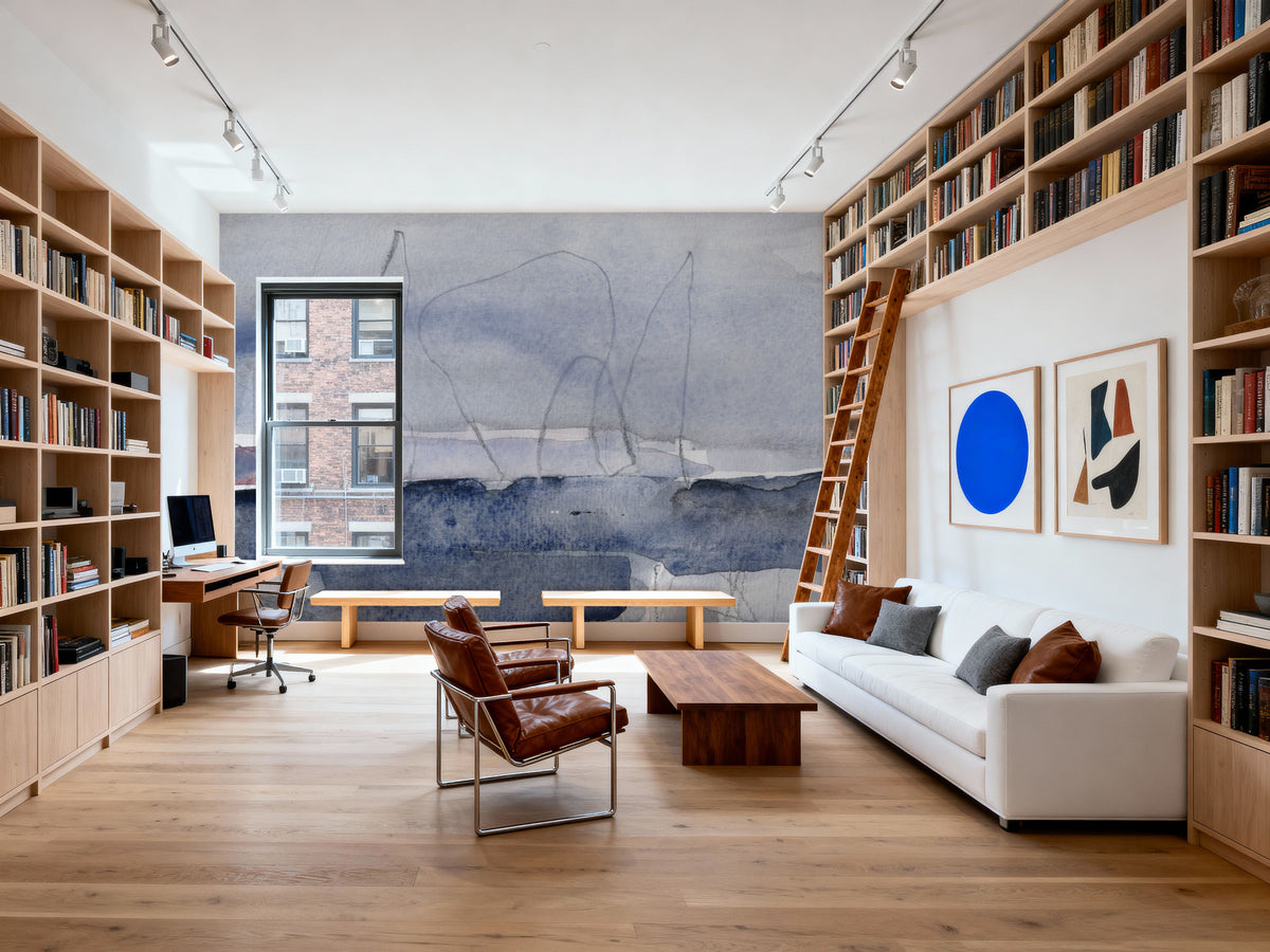 Grey Skies I Mural Wallpaper - room preview 04