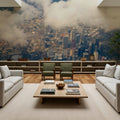 Houston Texas Cityscape Mural Wallpaper - room preview 04