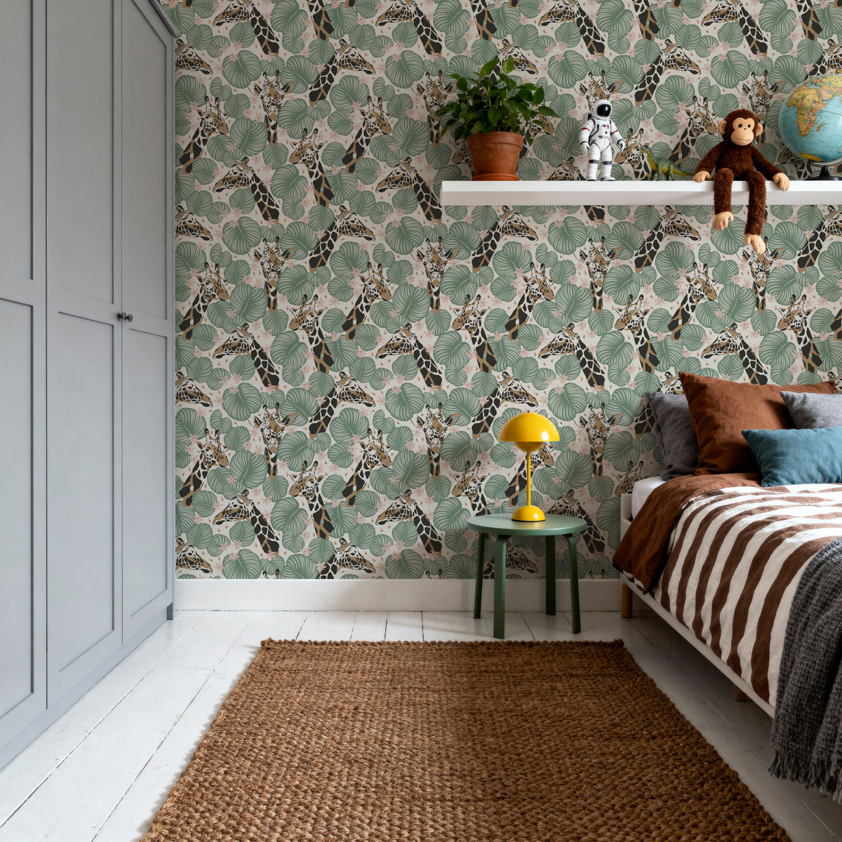 Giraffe Manor Mural Wallpaper - room preview 04