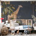Whimsical Wildlife Pidgeon Mural Wallpaper - room preview 04