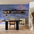 Blue Sea Blossoms Mural Wallpaper - room preview 04