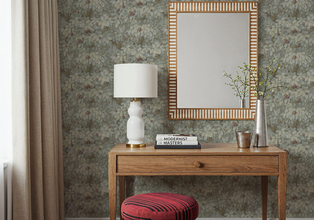 Fruit Tree Bower, Vintage Mural Wallpaper - room preview 04