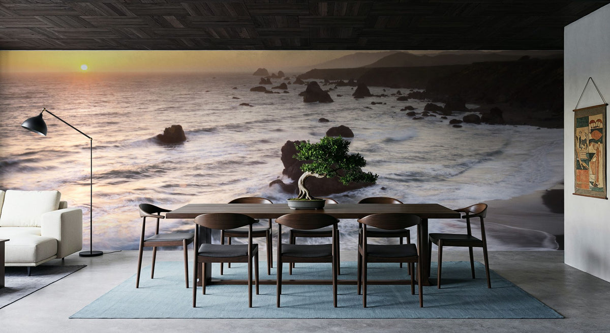 Sonoma Coast Sunset Mural Wallpaper - room preview 04