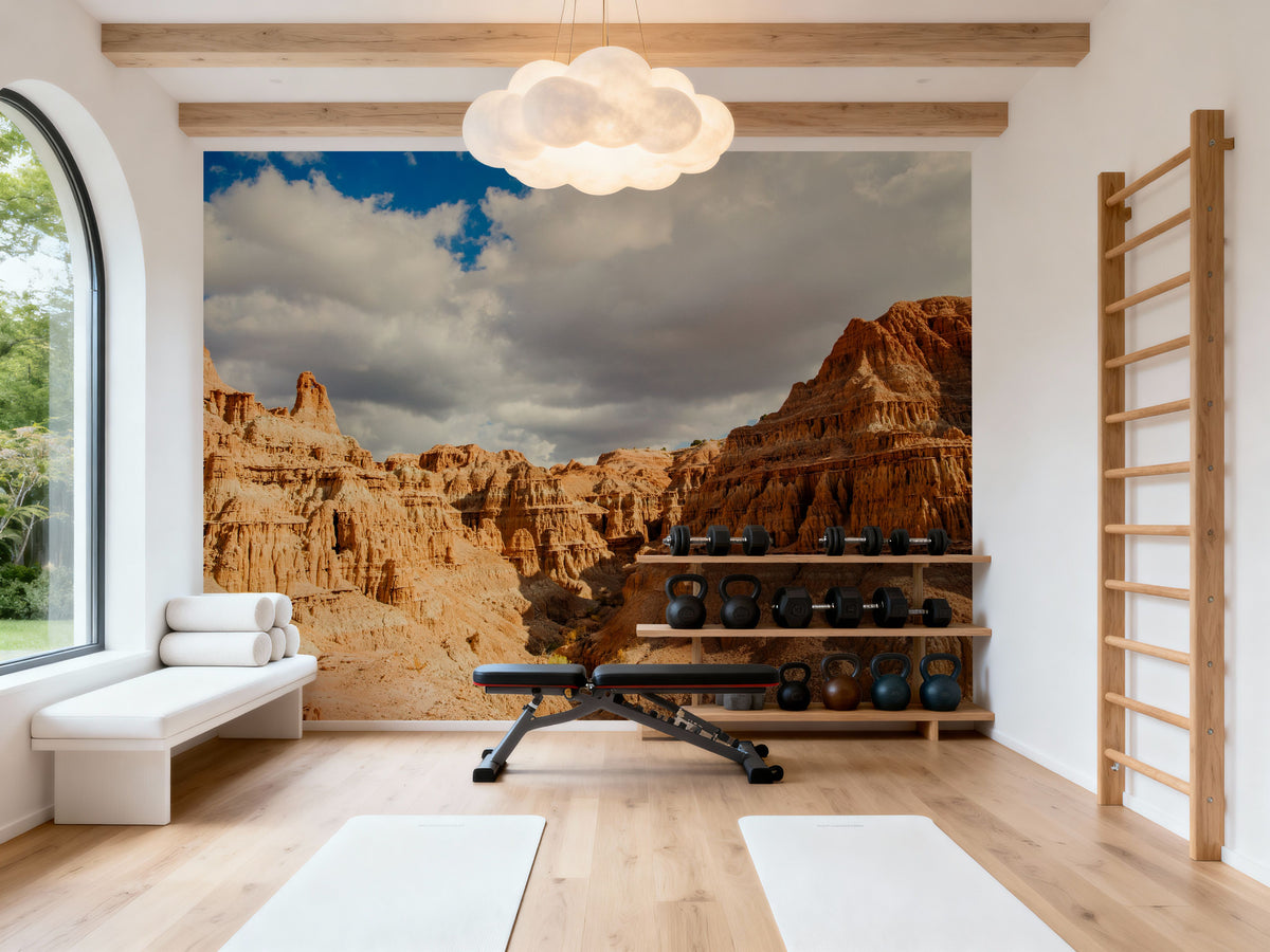 Cloudy Trails Mural Wallpaper - room preview 04