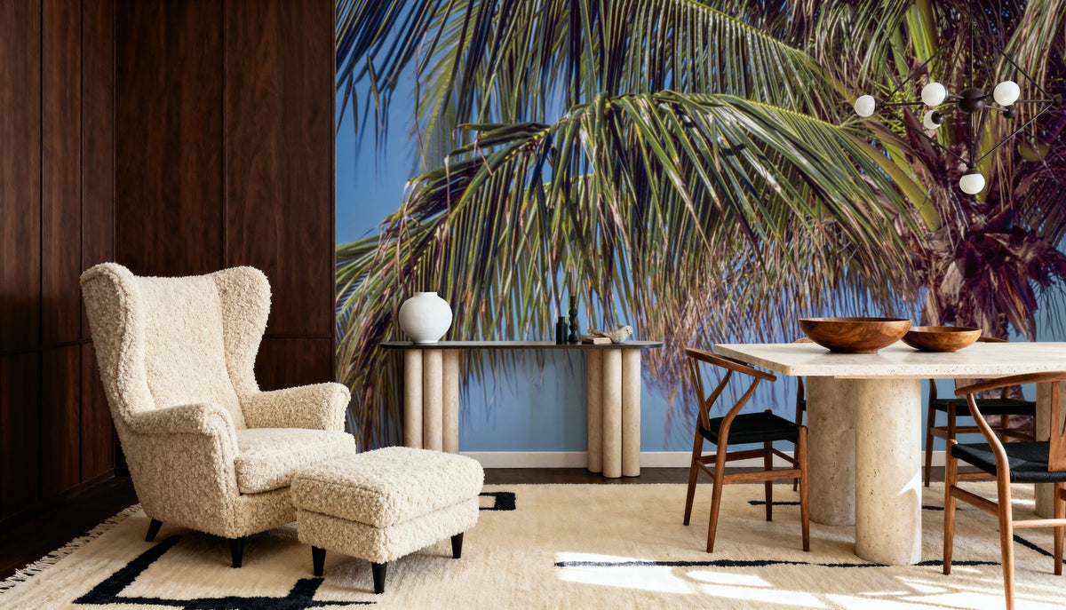 Tropical Paradise Palm Mural Wallpaper - room preview 04