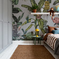 Monkeys with Birds, Mural Wallpaper - room preview 04