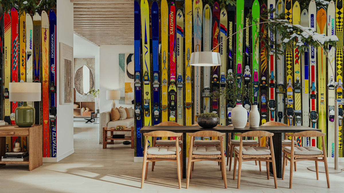 Ski Memories Mural Wallpaper - room preview 04