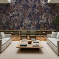 Tropical Wonderland, Eggplant Mural Wallpaper - room preview 04