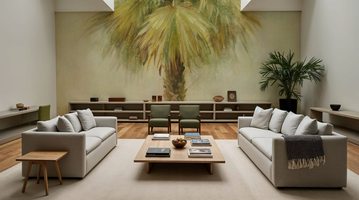 Mirage Palm I Mural Wallpaper - room preview 04