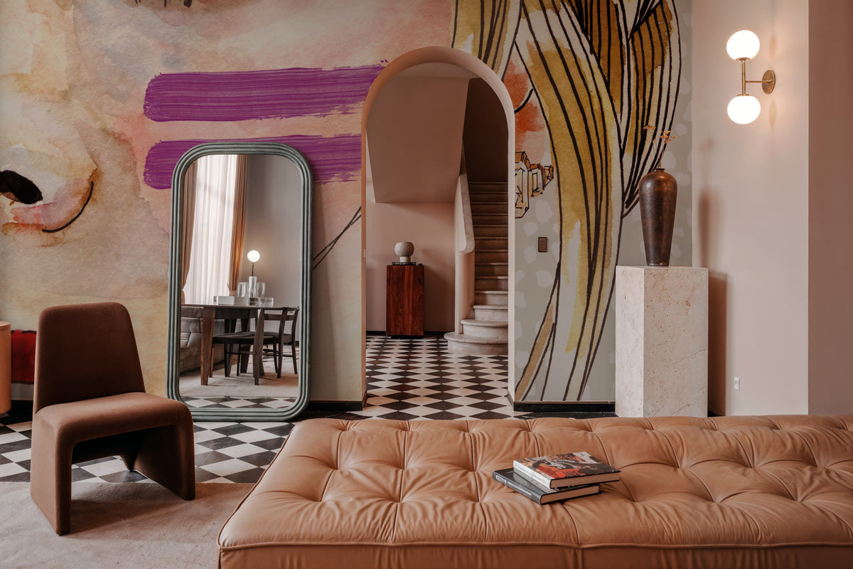 Pop Art Girl Mural Wallpaper - room preview 04
