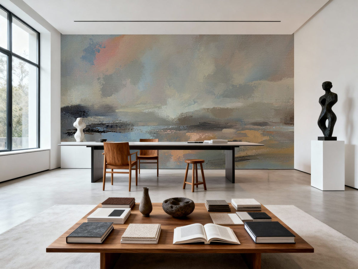 Oceanside Dusk Mural Wallpaper - room preview 04