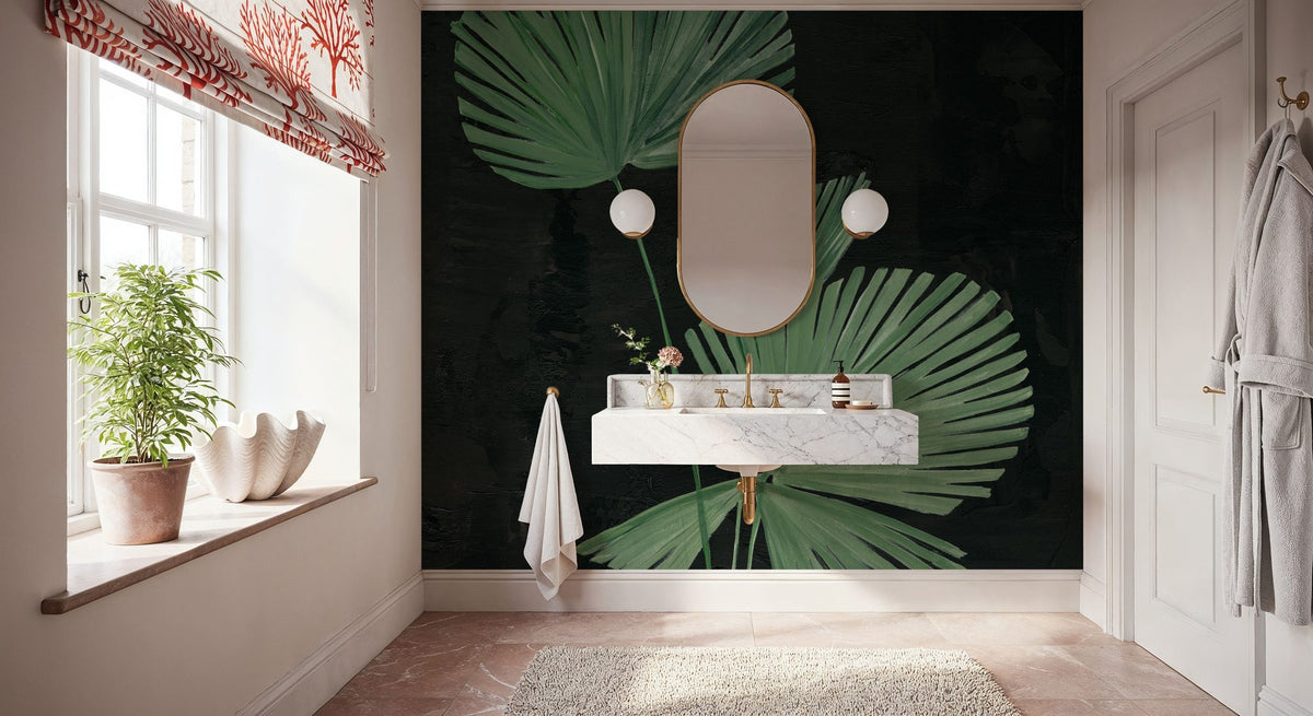 Palm Study Mural Wallpaper - room preview 04