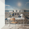 North Sea Light Mural Wallpaper - room preview 04