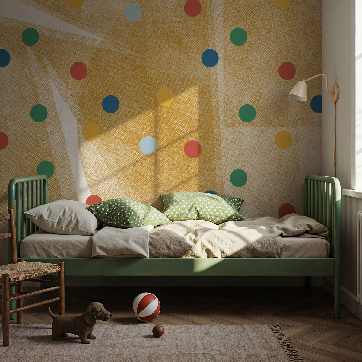 Paper Collage No.6 Mural Wallpaper - room preview 04