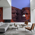 Mount Rushmore At Sunset Mural Wallpaper - room preview 04