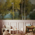 Pair of Trees II Mural Wallpaper - room preview 04