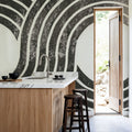 Over the Rainbow Mural Wallpaper - Neutral Tone - room preview 04