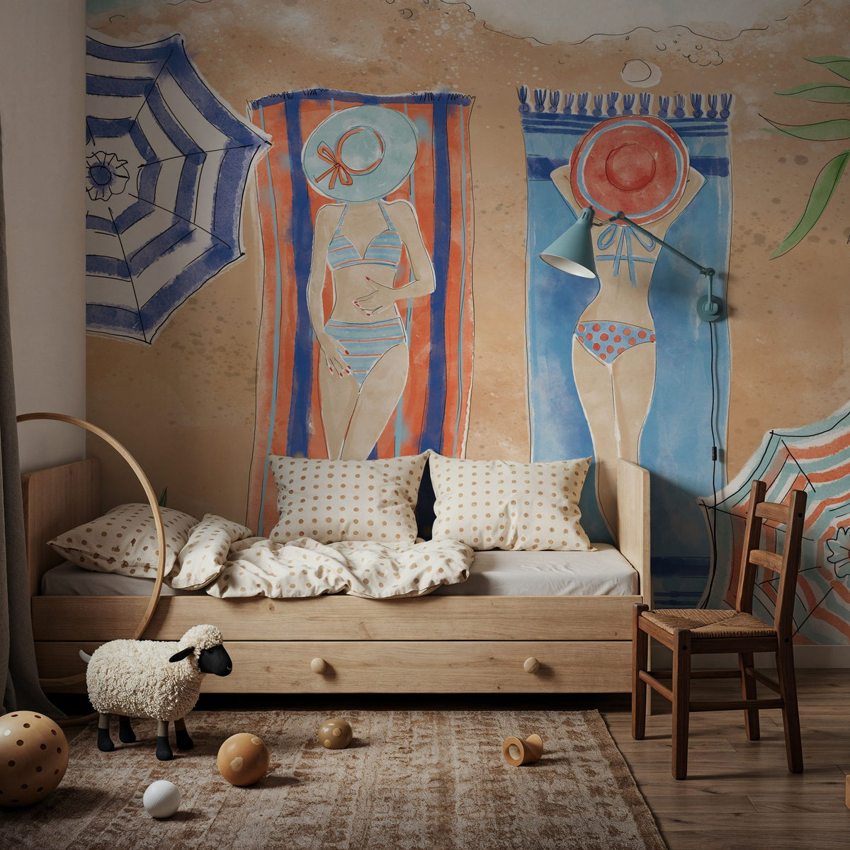 Sunkissed III Beach Mural Wallpaper - room preview 04