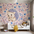Hedgehog Hope Mural Wallpaper - room preview 04