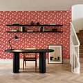 Country Flowery Red Mural Wallpaper - room preview 04