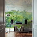 Green Wheat Fields, Auvers Mural Wallpaper - room preview 04