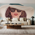 Beach Girl II Mural Wallpaper - room preview 04