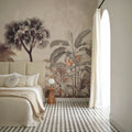 Tropical Forest Strolls Yellow Mural Wallpaper - room preview 04
